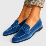 Louyse - sametised pennyloafer’i mokasiinid