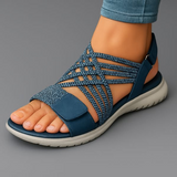 Alicia – kerged sandaalid elastsete ristuvate rihmadega