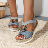 Hailey – kiilkontsaga sandaalid elastse rihma ja metallse ringdetailiga