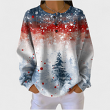Tuuli – naiste talvise kuusemotiiviga pullover