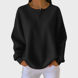 Eleri – naiste vahveltekstuuriga oranž pullover