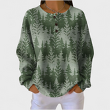Karoliina – naiste rohelise metsamustriga pullover