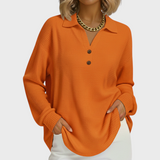 Reelika – naiste oranž kraega pullover