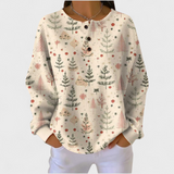 Eva – naiste heleda kuusemustriga pullover