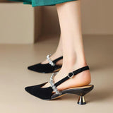Annabel – kristallrihmaga slingback-kingad terava ninaga