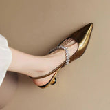 Annabel – kristallrihmaga slingback-kingad terava ninaga