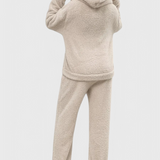 Liisa-Mari - naiste lukukaelusega teddy-kangast kaheosaline komplekt