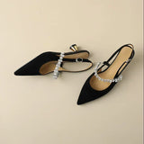 Annabel – kristallrihmaga slingback-kingad terava ninaga