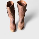 Rihana - pandlarihmadega vintage-stiilis poolsaapad