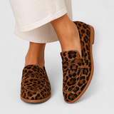 Nina - leopardimustriga klassikalised pennyloafer’i mokasiinid