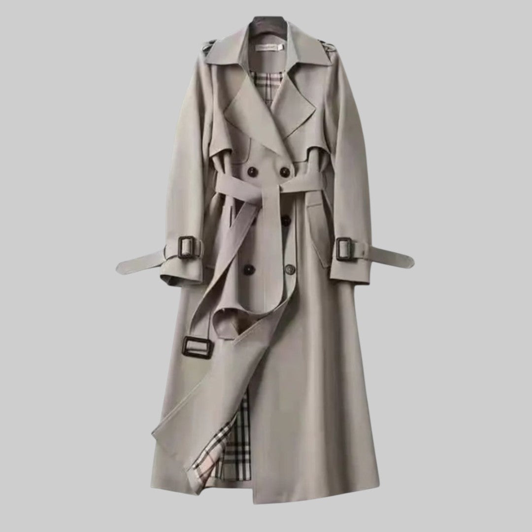 Mai – vööga kaherealine trench-mantel