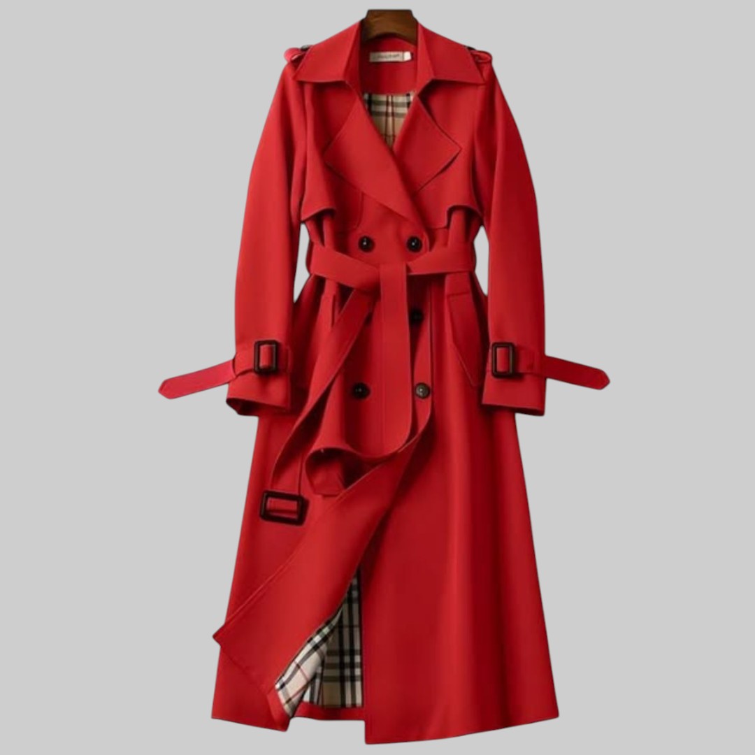 Mai – vööga kaherealine trench-mantel
